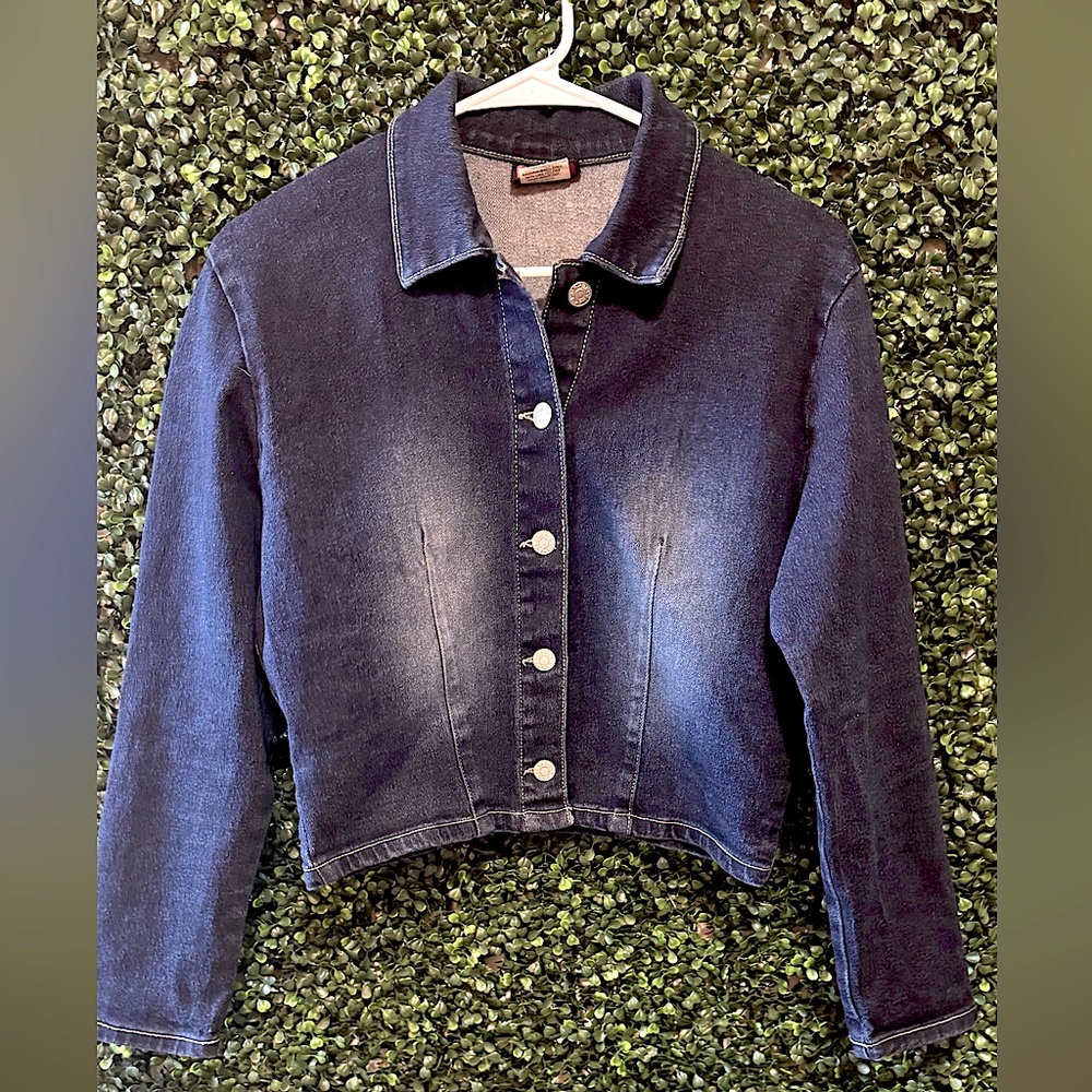 🔥5/$30🔥ENCORE JEANS DENIM WAIST LENGTH JACKET